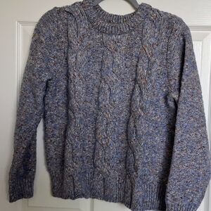 a new day Women's Blue Cable Knit Sweater